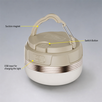 Lampe de camping LED, autonomie ultra-longue, super lumineuse, mini lampe de tente, rechargeable, pour l'extérieur