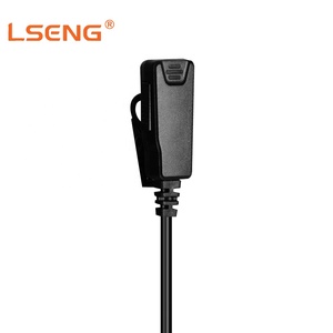 Écouteur-casque double jack pour talkie-walkie, avec crochet d'oreille en forme de G et micro PTT, pour radios bidirectionnelles <span class=keywords><strong>Motorola</strong></span> R2 / XiR Series - Product Image 3