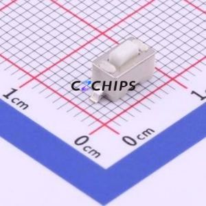 UK-B0227-G4.3-160-W-JZ Tactile Switch SMD,6x3.5mm Switch Single Pole Single Throw Rectangle Button 1.6N Vertical Mount - Product Image 1