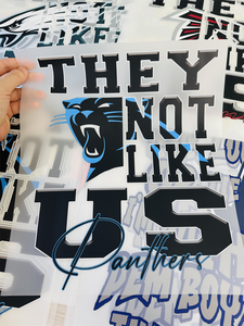 Oem עיצוב מסך nfl מודפס חולצות טי Dtf חום העיתונות מדבקה מדבקות ויניל ביגוד העברת ביגוד - Product Image 2