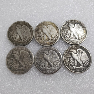 Replica Personalizzata all'Ingrosso del Mezzo Dollaro Americano Liberty in Ottone, Versione D, S, P, 30,5MM - Product Image 4