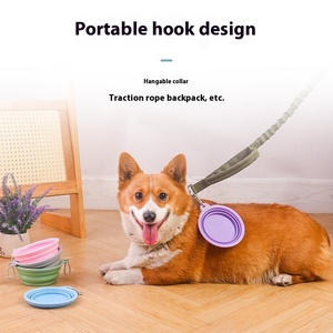 Letos mangkuk air lipat silikon luar ruangan gaya Modern pembuatan makanan dan air kolam anjing dan kucing - Product Image 2