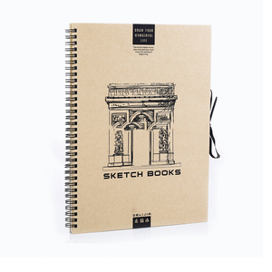 Wholesale <strong>A3</strong> Art Paper Spiral <strong>Sketchbooks</strong> - Product Image 1