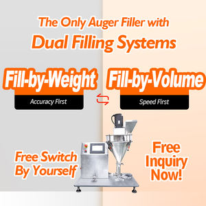 1-100G Tafelblad Koffiemeel Chili Auger Filler Verpakkingsmachine Flesje Schroef Vulmachine Droog Poeder Vulmachine - Product Image 2