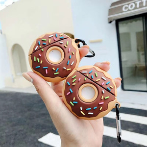 Custodia in silicone antiurto a forma di ciambella per <span class=keywords><strong>AirPods</strong></span> - Product Image 6