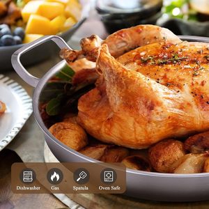 Tùy Chỉnh Thép Không Gỉ Không Dính Skillet Với Glass Nắp Hiện Đại Thiết Kế Sang Trọng Cảm Ứng Nồi Sẵn Sàng Nhà Bếp Đồ Nấu Nướng - Product Image 4