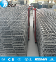 BESCA Plateau de câblage en treillis métallique galvanisé à chaud de qualité supérieure, homologué ISO, à forte capacité de charge, pour la construction et le câblage en usine, directement de l'usine