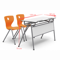 Fournisseurs de mobilier scolaire, mobilier de salle de classe, ensemble bureau et chaise pour étudiants
