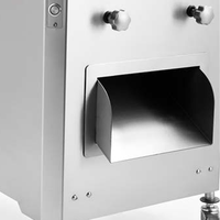 Nouvelle machine à découper et à trancher la viande de poulet entièrement automatique en acier inoxydable, trancheuse à viande à épaisseur réglable, usage commercial