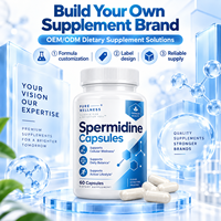 Capsules de Spermidine 60 unités – Complément Alimentaire pour l'Équilibre Quotidien et le Soutien d'un Mode de Vie Actif – Fournisseur d'Usine – OEM ODM