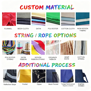 Xincai biểu tượng tùy chỉnh không dệt Vai Đóng cửa dây rút túi kích thước nhỏ thời trang số lượng lớn đóng gói quần áo đồ chơi giày chống bụi - Product Image 4