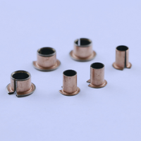 Douille coulissante bimétallique avec revêtement en PTFE / Douille en bronze avec revêtement en bronze / Douille coulissante autolubrifiante à sec en bronze