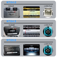Boîtier de décodage audio pour voiture avec CarPlay sans fil et Android Auto HFmidia pour Mercedes Benz Classe C W204 W205 NTG4.0 NTG4.5 NTG5.0