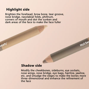 Lápiz de contorno de clavícula de crayón de doble cara, <span class=keywords><strong>bronceador</strong></span> pigmentado, <span class=keywords><strong>bronceador</strong></span> personalizado y resaltado, Etiqueta Privada, contorno corporal - Product Image 3