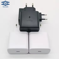 Pour Samsung Chargeur 45W USB C Chargeur Type C Chargeur mural Android pour Samsung Galaxy S25/S24 Ultra/S24/S23 Ultra/S22