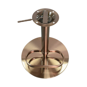 Furniture Parts <strong>Stool</strong> <strong>Legs</strong> Heavy Duty Golden Stainless Steel Bar <strong>Stool</strong> Base With Ellliptical Footrest Ring Bar <strong>Stool</strong> <strong>Legs</strong> - Product Image 6