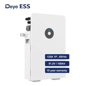 Горячая батарея Deye 5.12kwh RW-L5.1 аккумуляторов 5.12kwh 51,2 V 100AH литиевая батарея Lifep04 высокого напряжения Deye батарея - Product Image 1