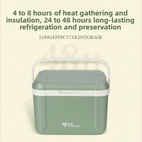 Glacière portable moderne 5L personnalisée isolée pour décrochage commercial pour l'extérieur, en voiture, pour le stockage de la crème glacée aux glaçons