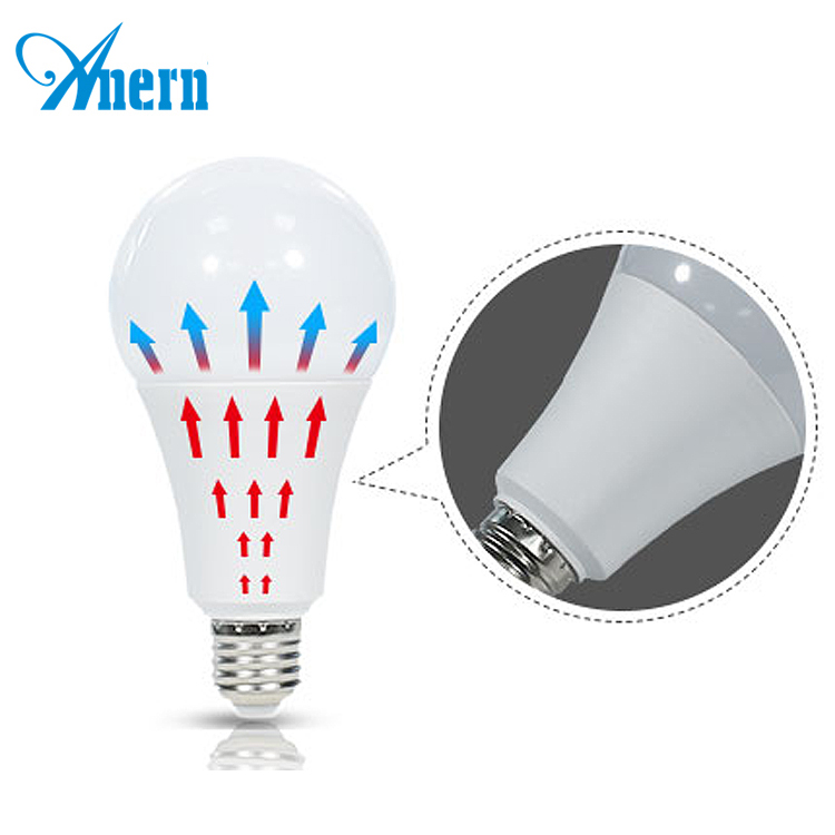 Bombilla led Anern, aluminio, CE RoHS, cubierta de leche, 5W, 7W, 9W, 12v, CC