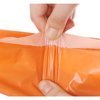 Kundenspezifisch bedruckte orangefarbene Poly-Mailer, orangefarbene Versandtaschen, Kuriertaschen, Versandtaschen, Flyer-Verpackungstaschen, Poly-Mailer-Tasche