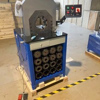 Fabricant vente directe 2 pouces 4 pouces 3 pouces raccord coudé haute pression mince hydraulique tuyau sertisseuse machines tuyau presse