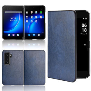 Étui pour <span class=keywords><strong>Microsoft</strong></span> Surface <span class=keywords><strong>Duo</strong></span> <span class=keywords><strong>2</strong></span> 8,3 pouces, motif peau de litchi, cuir PU et PC, housse de protection pour téléphone <span class=keywords><strong>Microsoft</strong></span> Surface Duo2 - Product Image 5