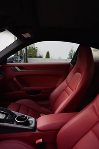 Sièges électriques de remplacement haut de gamme pour Porsche, en cuir perforé rouge <span class=keywords><strong>Bordeaux</strong></span>, sièges de luxe - Product Image 5