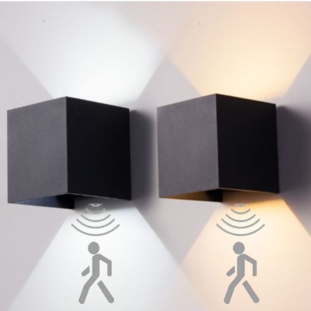 LED Magnetic Suction Wall Lamp Rechargeable Human Body Sensing Minimalist Design for Bedroom Living Room Hotel-Free Shipping