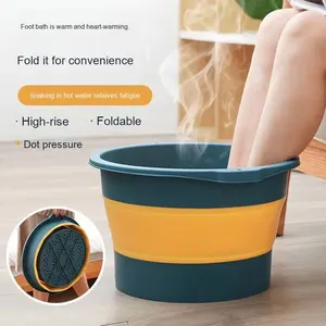 Baignoire de massage portable <span class=keywords><strong>et</strong></span> pliable pour les pieds, en plastique, pour usage domestique, avec fonction de massage manuel <span class=keywords><strong>et</strong></span> de rétraction - Product Image 3