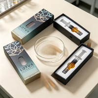 Kit d'emballage de boîte à seringues à sécurité enfant 1 ml, flacon en verre Luer Lock avec embout arrondi pour concentré