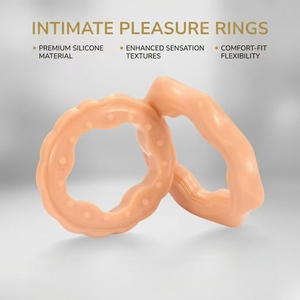 EA New Mens Penis <strong>Ring</strong> Sperm Lock Silicone Corrector <strong>Phimosis</strong> Restraint Wolf Tooth Sleeve Adult Male Sex Toy - Product Image 2