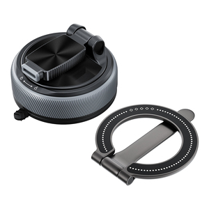 Soporte Magnético 2 en 1 para Coche y Escritorio, Soporte de Anillo Desmontable, Soporte Universal para Móviles Apple, iPhone y Samsung - Product Image 1