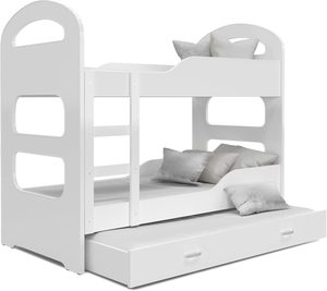Loft de luxe pour enfants en bas âge en bois <span class=keywords><strong>pas</strong></span> <span class=keywords><strong>cher</strong></span> blanc prix princesse <span class=keywords><strong>lit</strong></span> superposé bébé bébé adolescente filles <span class=keywords><strong>lit</strong></span> - Product Image 1