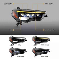 Ensemble de phares à LED ambrés VLAND pour Toyota 4Runner 5ème génération 2014 2015 2016 2017 2018 2019 2020 2021 2022 2023 2024
