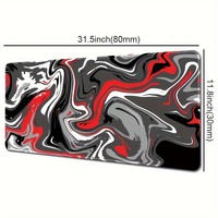 Grand tapis de souris de bureau personnalisable en gros Tapis de souris en caoutchouc en forme de taille personnalisée Boce avec verre de sublimation