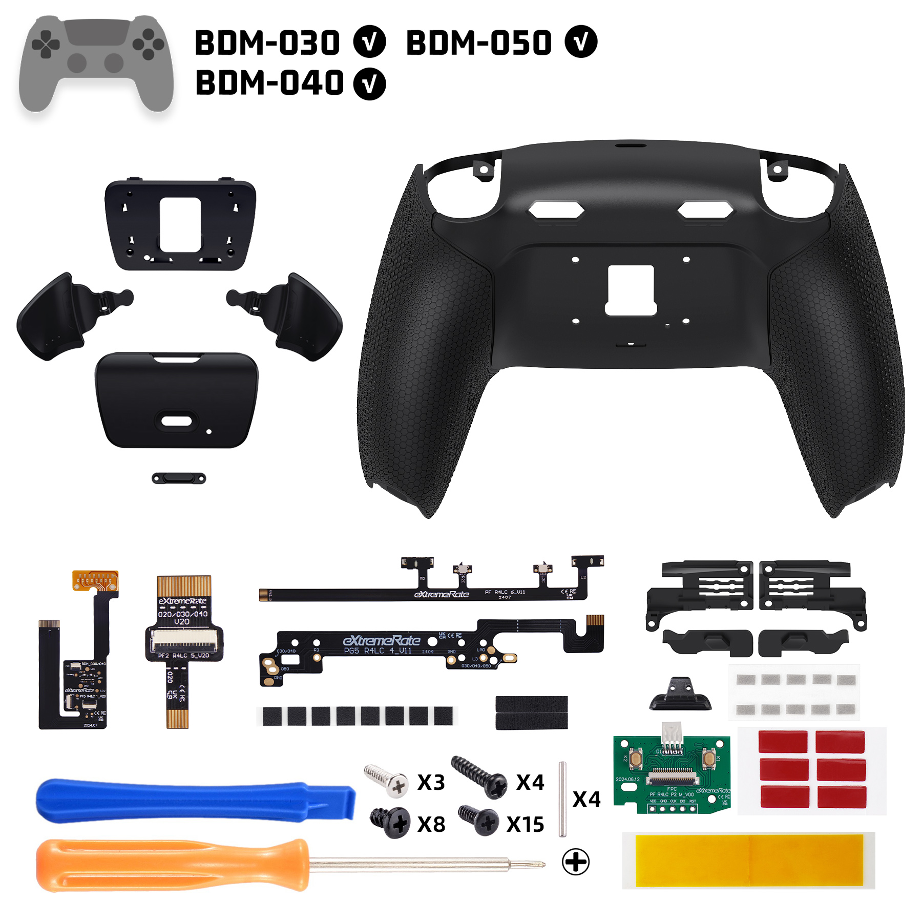 Negro engomado GQTPFM001M2