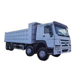 Thứ hai tay Xe tải Trung Quốc quốc gia nặng nhiệm vụ xe tải haowo 371 6x4 thứ hai tay lật qua xe tải