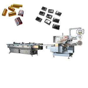 Gấp phong bì đóng gói con dấu nhiệt phân phối sản phẩm thực phẩm Cookie nhỏ thanh sô cô la máy đóng gói - Product Image 3