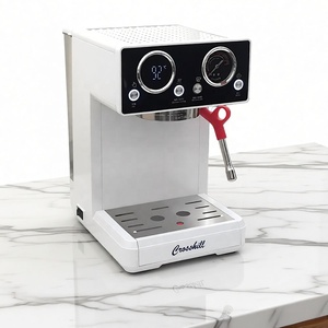 Fonction programmable professionnelle à double chaudière 92 ℃   Machine à café expresso électrique de haute qualité à extraction à température constante - Product Image 1