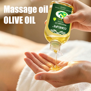 COKELIFE Aceite de Masaje Corporal de Oliva Pura, Prensado en Frío, Aroma Natural a Hierbas, Ecológico, Vegano, 130 ml, para Masaje Corporal Completo - Product Image 1