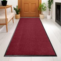 Tapis d'entrée double bande B2B, prix usine, taille et couleur personnalisées, TPE PVC antidérapant, délai de livraison de 15 jours