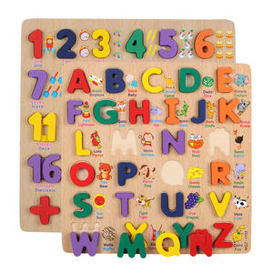 2026 Nouveau Bébé en Bois <span class=keywords><strong>Alphabet</strong></span> Numérique <span class=keywords><strong>Jeux</strong></span> de Société d'Association Éducatifs Casse-Tête de Chiffres Jouets Cadeaux pour Garçons et Filles - Product Image 6