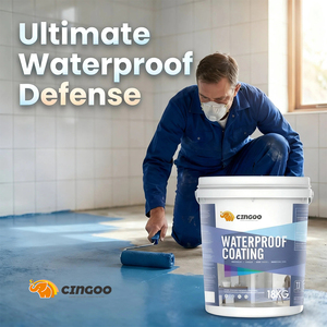 Revestimiento Impermeable de Alta Elasticidad, Pintura Antifiltraciones <span class=keywords><strong>para</strong></span> <span class=keywords><strong>Techos</strong></span>, Baños, Balcones, Paredes, Pisos, Material Impermeable <span class=keywords><strong>para</strong></span> la Construcción de Edificios - Product Image 1