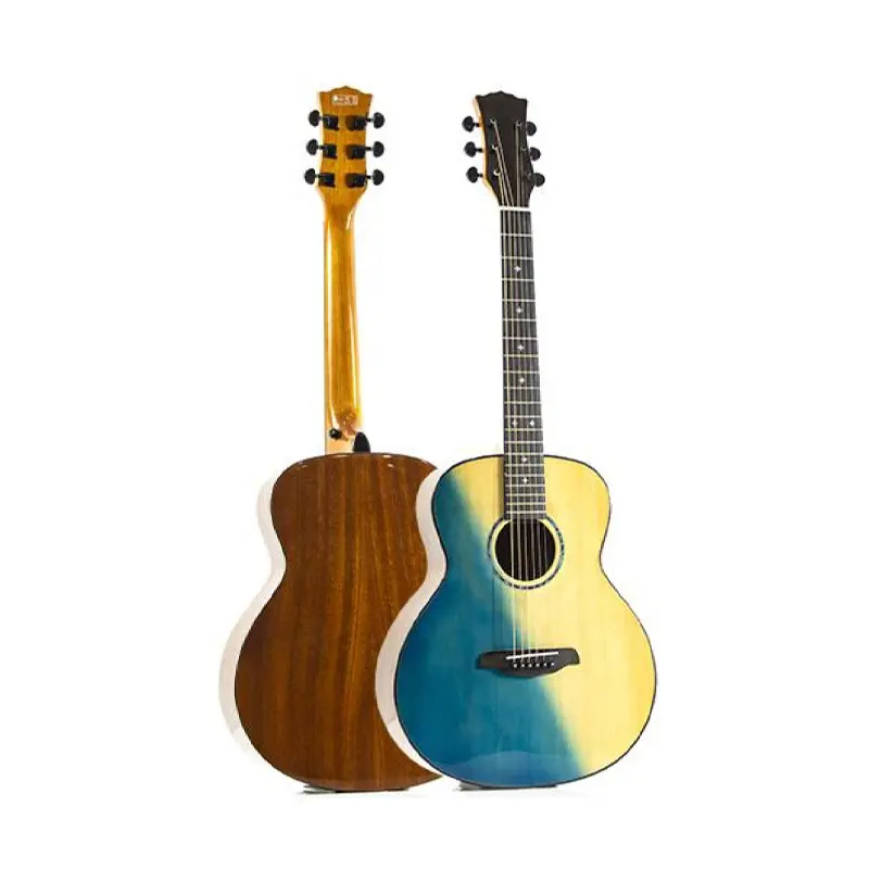 Stringed Instruments China Oem With Electric Pickup Eq Top Solid Wood Professional 41 Inch Acoustic Guitar