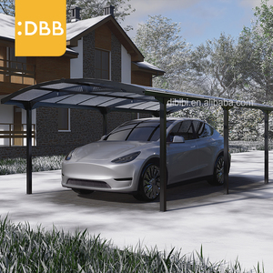 Abri de voiture en aluminium robuste résistant à la neige, kit de carport extérieur, <span class=keywords><strong>garage</strong></span> métallique pour stationnement de véhicules, vente en gros d'usine - Product Image 1