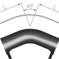 DOUBLE FLANGE 45 °   BEND