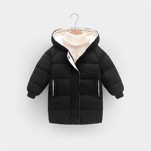 Vêtements d'hiver pour enfants I-0427, vêtements pour enfants, manteaux rembourrés pour garçons, vêtements chauds à capuche pour adolescents, tenue coupe-vent longue, veste pour enfants - Product Image 2