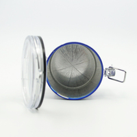Fournisseur Usine RUIPACK Pot vide en aluminium de 250ml Boîte d'étanchéité en aluminium pour masques faciaux