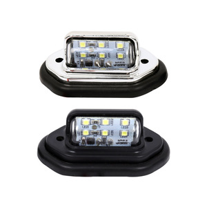 <span class=keywords><strong>Feu</strong></span> de plaque d'immatriculation étanche à 6 LED 12V <span class=keywords><strong>feu</strong></span> <span class=keywords><strong>arrière</strong></span> pour camion SUV remorque Van RV bateaux - Product Image 5