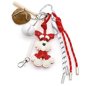 Thể Thao Da <span class=keywords><strong>Keychain</strong></span> Đối Với Trang Chủ Key Và Chìa Khóa Xe Phụ Nữ Túi Xách Kid Schoolbag Mặt Dây Chuyền Trang Trí Giá Rẻ Giá <span class=keywords><strong>Keychain</strong></span> Phụ Kiện - Product Image 2